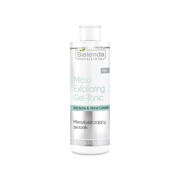 Bielenda Professional Micro Exfoliating Gel-Tonic mikrozłuszczający żel-tonik 200g