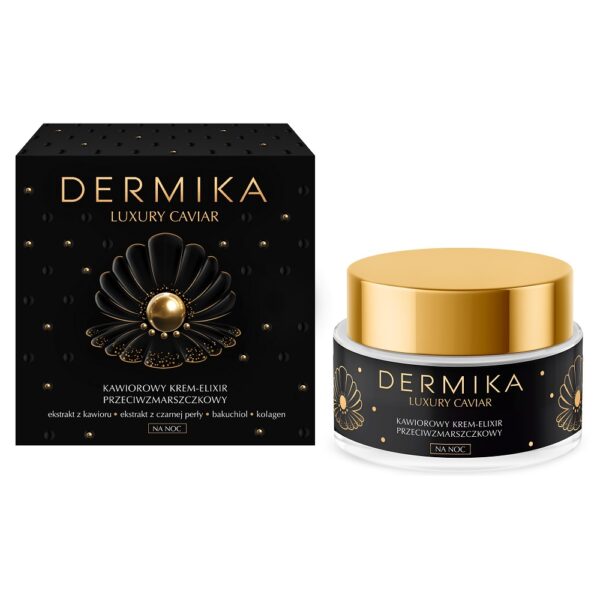 Dermika Luxury Caviar kawiorowy krem-elixir przeciwzmarszczkowy na noc 50ml