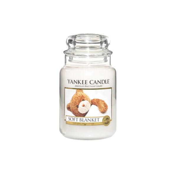 Yankee Candle Świeca zapachowa duży słój Soft Blanket 623g