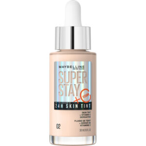 Maybelline Super Stay 24H Skin Tint długotrwały podkład rozświetlający z witaminą C 02 30ml