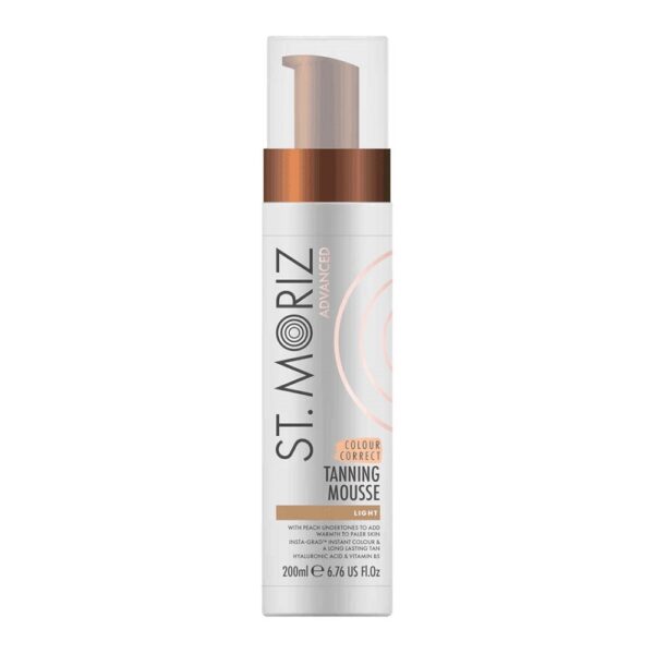 St.Moriz Advanced Pro Colour Correcting Mousse zaawansowany mus do opalania z efektem korekty koloru Light 200ml