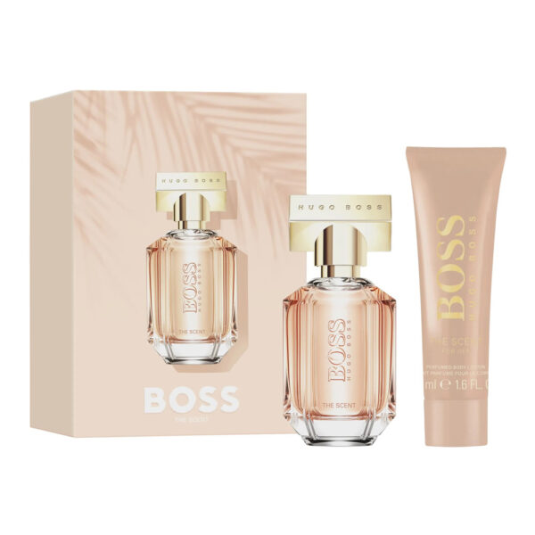 Hugo Boss The Scent For Her zestaw woda perfumowana spray 30ml + balsam do ciała 50ml