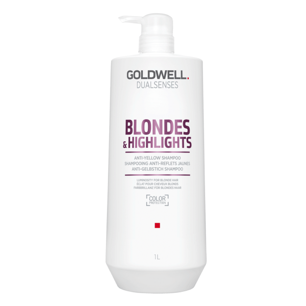 Goldwell Dualsenses Blondes & Highlights Anti-Yellow Shampoo szampon do włosów blond neutralizujący żółty odcień 1000ml