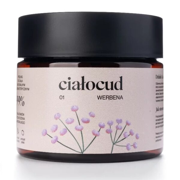 Ciałocud Naturalny odżywczy peeling do ciała Werbena 250g