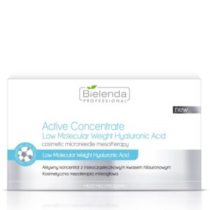 Bielenda Professional Active Concentrate aktywny koncentrat z niskocząsteczkowym kwasem hialuronowym 10x3ml