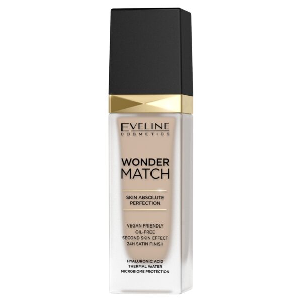 Eveline Cosmetics Wonder Match Foundation luksusowy podkład dopasowujący się 12 Light Natural 30ml