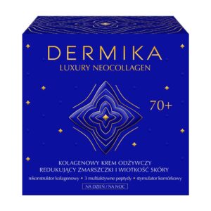 Dermika Luxury Neocollagen 70+ kolagenowy krem odżywczy do redukcji zmarszczek i wiotkości skóry na dzień i na noc 50ml