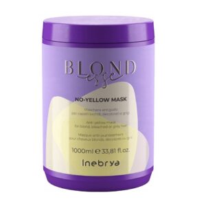 Inebrya Blondesse No-Yellow Mask maska do włosów blond rozjaśnianych i siwych 1000ml