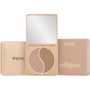 Paese Self Glow Bronzing Powder prasowany puder brązujący Light 6g