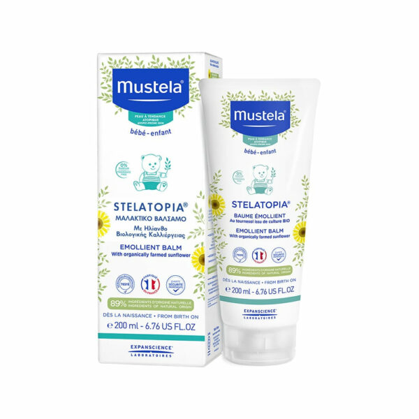 Mustela Stelatopia Emollient Balm balsam emolient do twarzy i ciała 200ml