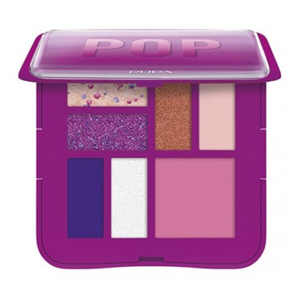 Pupa Milano 3D Effects Design S Eyeshadow Palette paleta cieni do powiek Fuchsia 8g