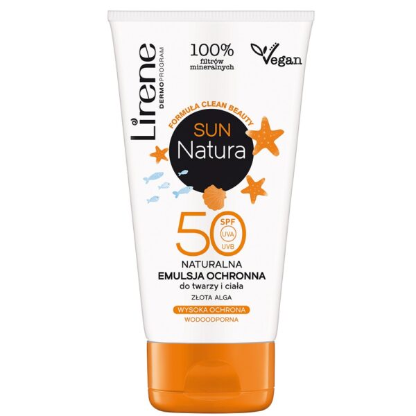 Lirene Sun Natura naturalna emulsja ochronna SPF50 120ml