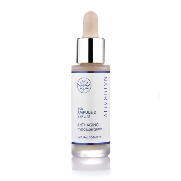 Naturativ Eco Ampule 2 Serum Anti-Aging przeciwstarzeniowe serum do twarzy i szyi 30ml