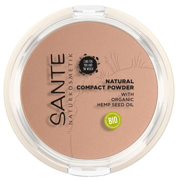 Natural Compact Powder naturalny puder prasowany 02 Neutral Beige 9g