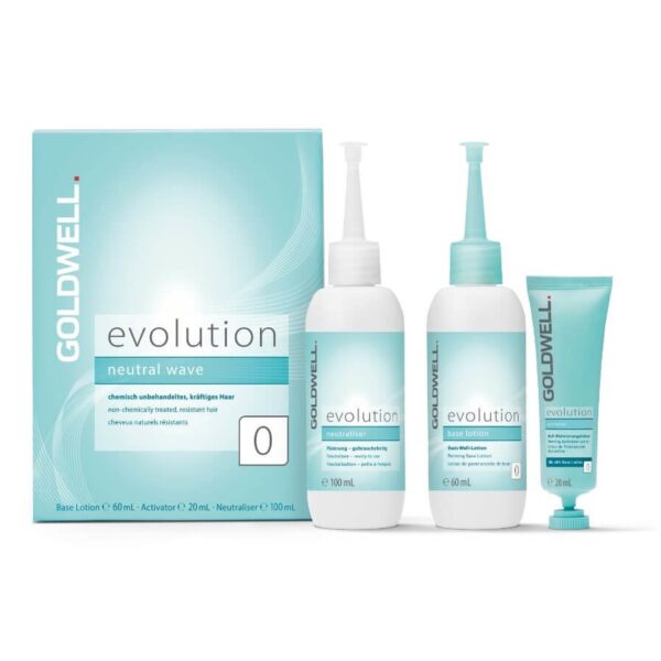 Goldwell Evolution Neutral Wave Typ 0 zestaw do ondulacji lotion bazowy 60ml + lotion aktywujący 100ml + utrwalacz 20ml