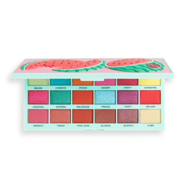 Makeup Revolution I Heart Revolution Tasty Eyeshadow Palette paleta cieni do powiek Watermelon 22g