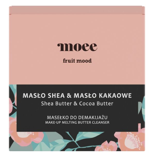 Moee Fruit Mood masełko do demakijażu Masło Shea & Masło Kakaowe 100ml