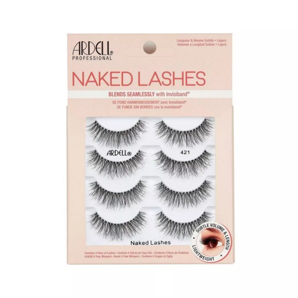 Ardell Naked Lashes Multipack sztuczne rzęsy na pasku 421 Black