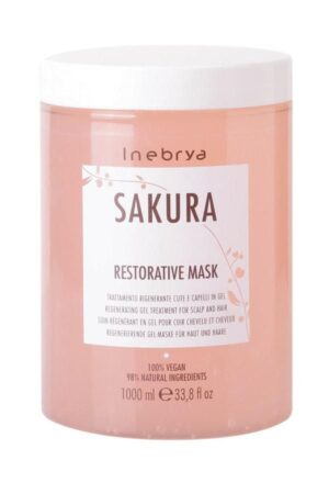 Inebrya Sakura Restorative Mask wzmacniająca maska do włosów 1000ml