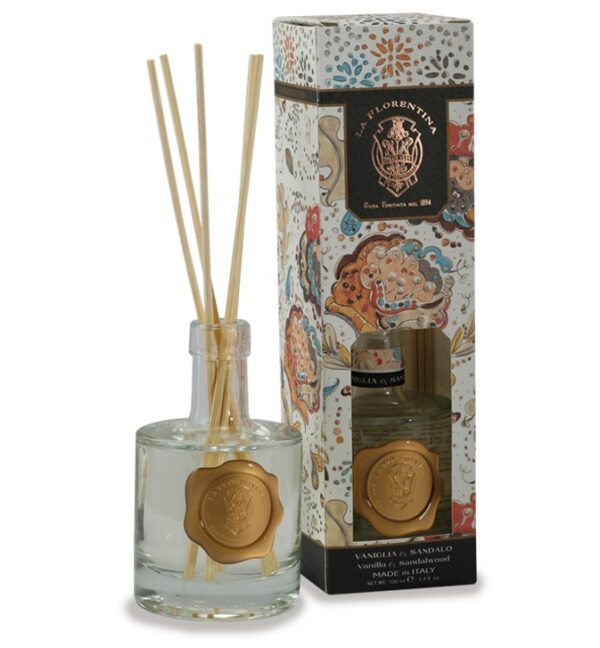 La Florentina Home Diffuser dyfuzor zapachowy Vanilla & Sandalwood 100ml