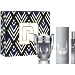 Paco Rabanne Invictus Platinum zestaw woda perfumowana spray 100ml + woda perfumowana spray 10ml + dezodorant spray 150ml