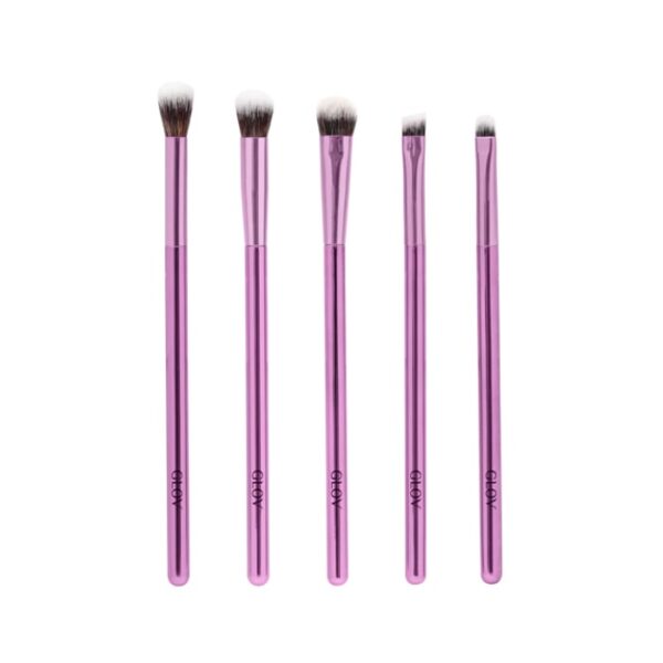 Glov Eye Brushes pędzle do makijażu oczu Purple 5szt