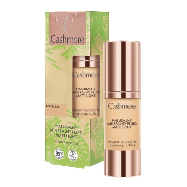 Cashmere Mineral Foundation naturalny mineralny fluid Natural 30ml