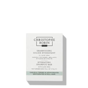 Christophe Robin Hydrating Shampoo Bar With Aloe Vera delikatnie oczyszczający szampon w kostce do włosów i ciała 100g