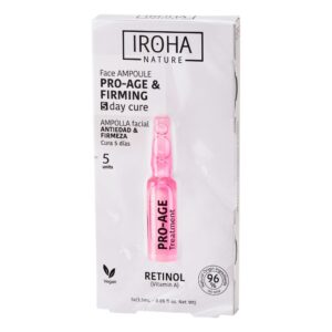 IROHA nature Retinol Pro-Age Face Ampoule przeciwstarzeniowo-ujędrniające ampułki do twarzy z retinolem 5x1.5ml