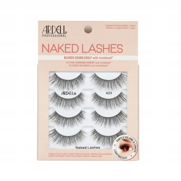 Ardell Naked Lashes Multipack sztuczne rzęsy na pasku 423 Black