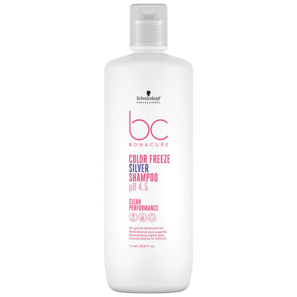 Schwarzkopf Professional BC Bonacure Color Freeze Silver Shampoo szampon z pigmentem do chłodnych odcieni włosów 1000ml