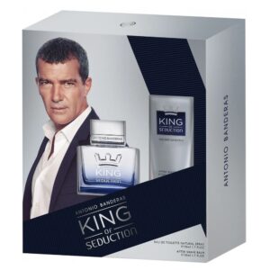 Antonio Banderas King Of Seduction zestaw woda toaletowa spray 50ml + balsam po goleniu 50ml