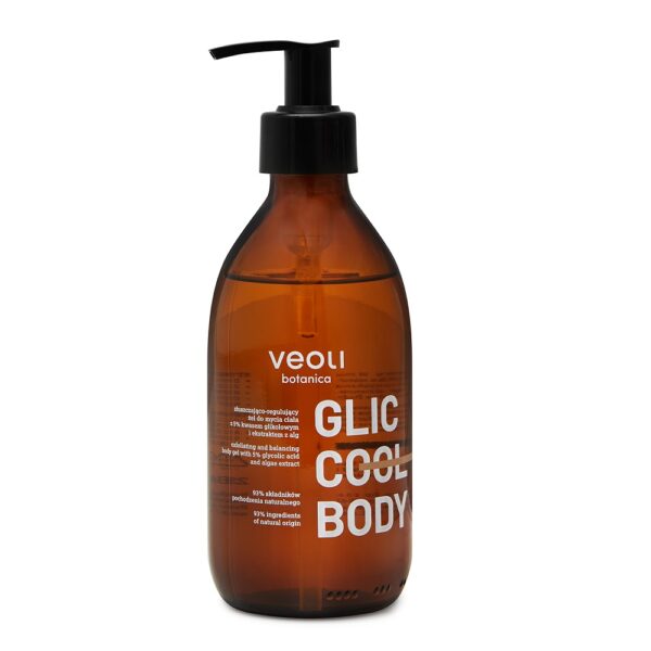 Veoli Botanica Glic Cool Body złuszczająco-regulujący żel do mycia ciała 280ml