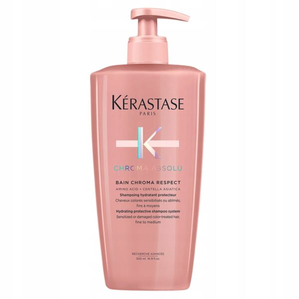 Kerastase Chroma Absolu Bain Chroma Respect szampon do włosów farbowanych cienkich lub średniej grubości 500ml