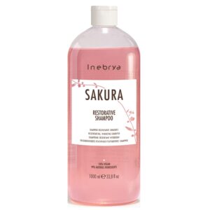 Inebrya Sakura Restorative Shampoo wzmacniający szampon do włosów 1000ml