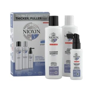 NIOXIN System 5 zestaw szampon do włosów 150ml + odżywka do włosów 150ml + kuracja do włosów 50ml