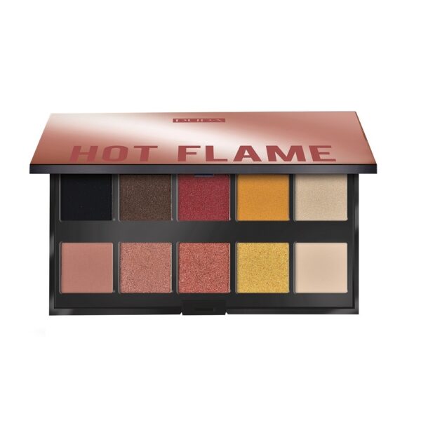 Pupa Milano Makeup Stories Palette paleta cieni do powiek 002 Hot Flame 18g