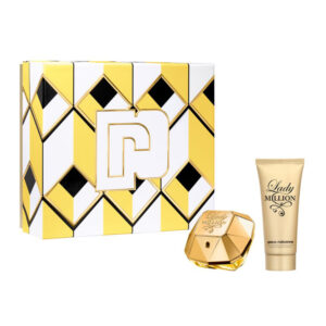 Paco Rabanne Lady Million zestaw woda perfumowana spray 80ml + balsam do ciała 100ml