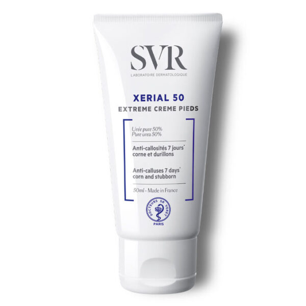 SVR Xérial 50 Extreme Pieds złuszczający krem do stóp 50ml