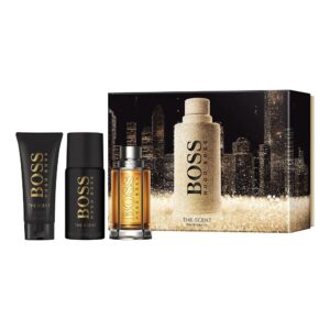 Hugo Boss Boss The Scent For Man zestaw woda toaletowa spray 100ml + dezodorant spray 150ml + żel pod prysznic 100ml