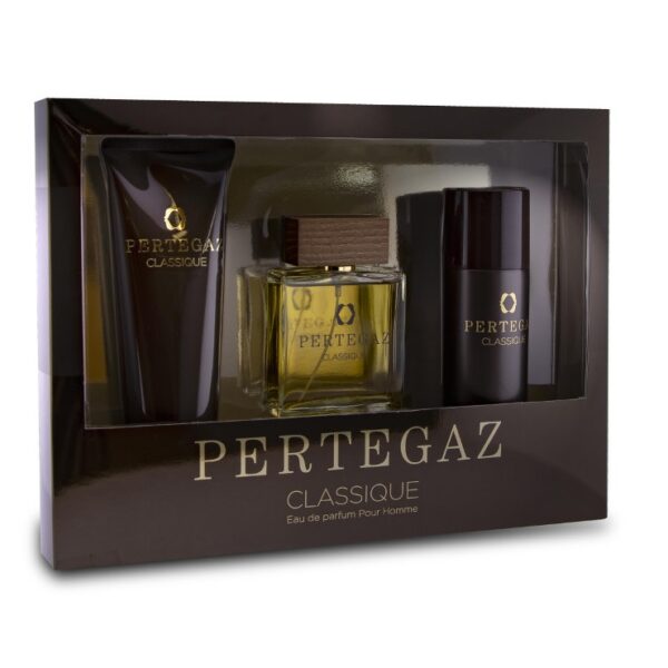 Saphir Pertegaz Classique Pour Homme zestaw woda perfumowana spray 100ml + żel pod prysznic 230ml + dezodorant 150ml