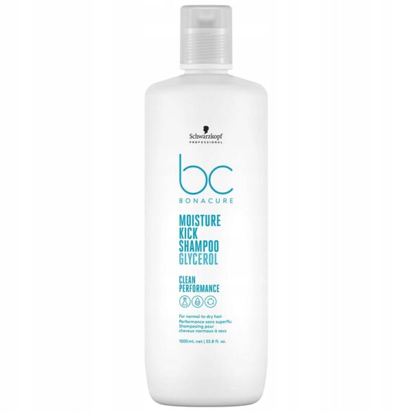 Schwarzkopf Professional BC Bonacure Moisture Kick Shampoo nawilżający szampon do włosów normalnych i suchych 1000ml