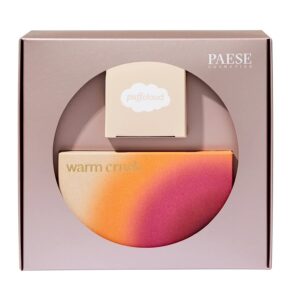 Paese Crush On You Set zestaw Puff Cloud puder pod oczy 5.3g + Warm Crush paleta cieni do powiek 11g