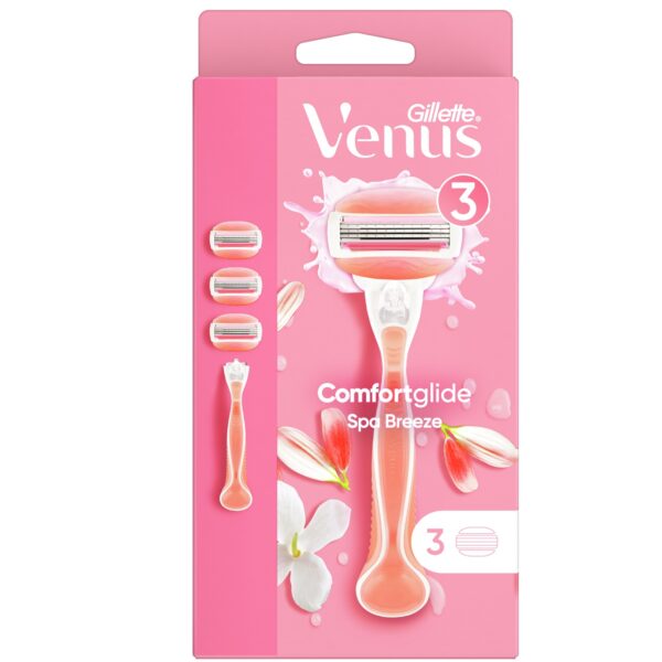 Gillette Venus Comfortglide Spa Breeze + wymienne ostrza 3szt.