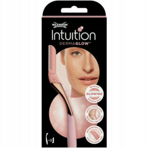 Wilkinson Intuition Dermaglow profesjonalne narzędzie do dermaplaningu + 3 zapasowe ostrza