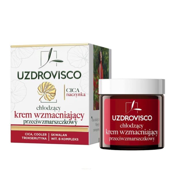 UZDROVISCO Cica Naczynka chłodzący krem wzmacniający i przeciwzmarszczkowy 50ml