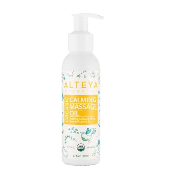 Alteya Organic Calming Massage Oil organiczny olejek do masażu dla dzieci 110ml