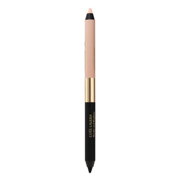 Estée Lauder Smoke And Brighten Kajal Eyeliner Duo kremowa kredka do oczu 2w1 Noir/Cream 0.5g