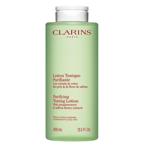 Clarins Purifying Toning Lotion tonik oczyszczający do skóry tłustej i mieszanej 400ml