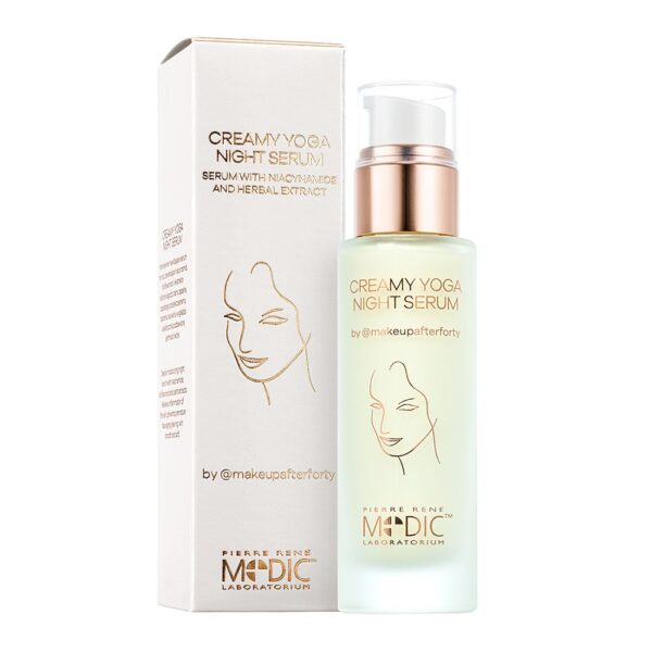 Pierre Rene Creamy Yoga Night Serum intensywnie nawilżające serum na noc 30ml